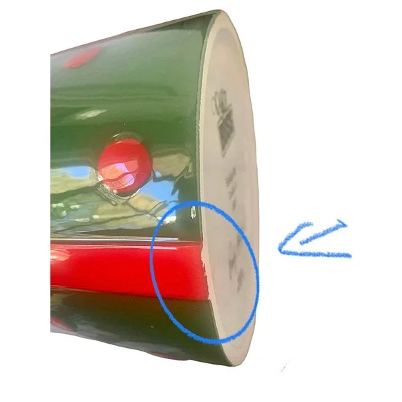 Cake Boss Christmas Ceramic‎ Cookie Jar Green/ Red Limited Edition 2013 - Picture 9 of 14